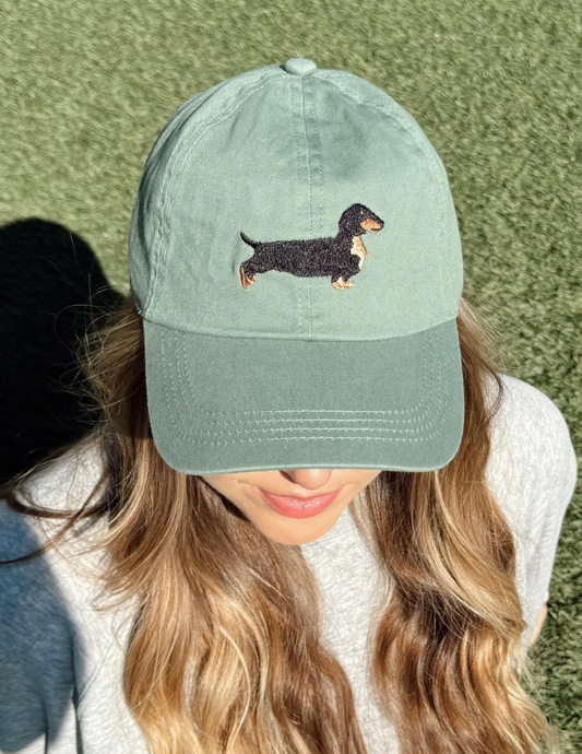 Dachshund Embroidered Baseball Cap