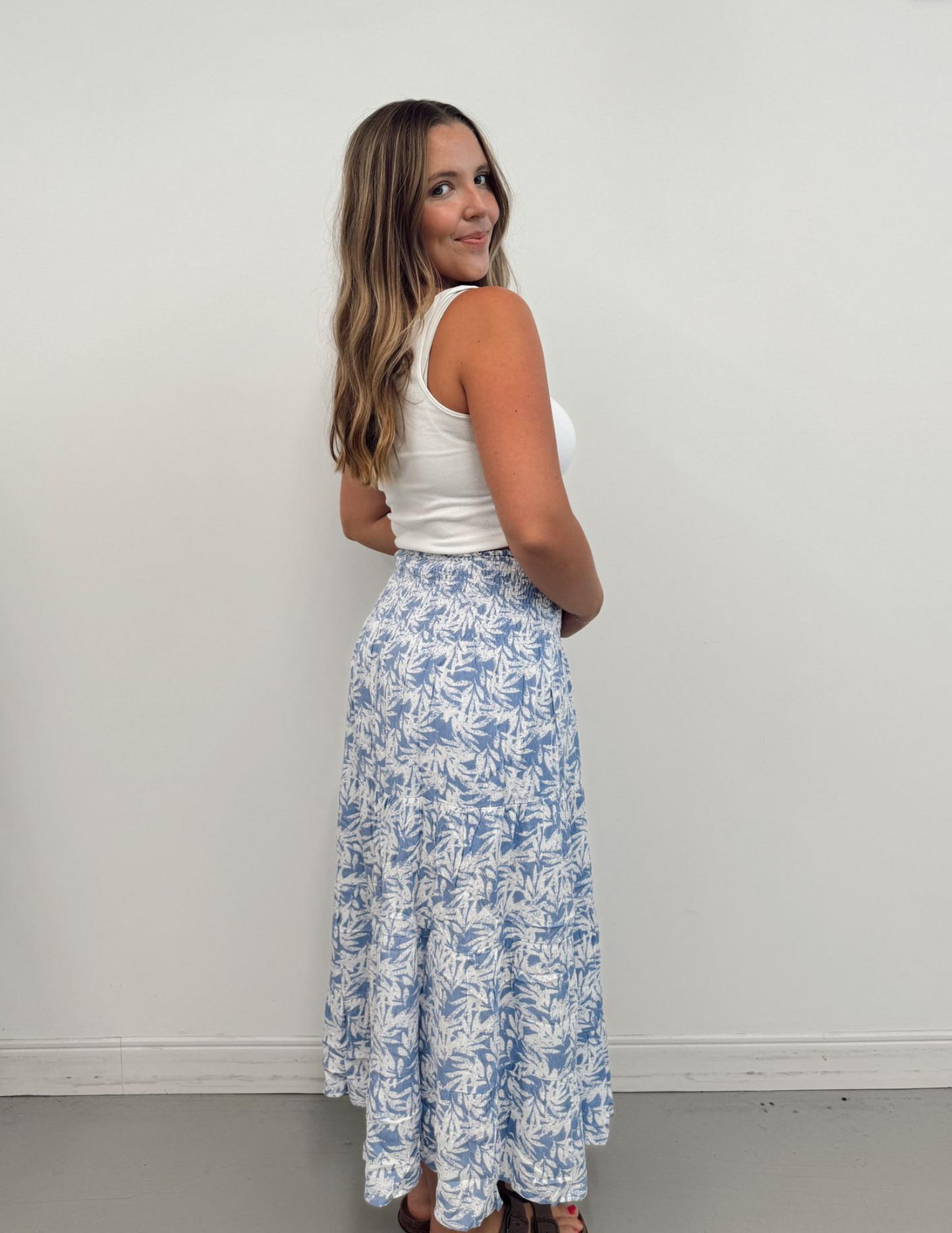 Sadie Midi Skirt with Slit