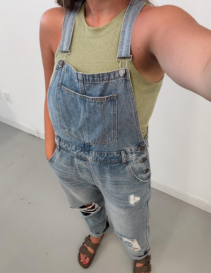 Stevie Denim Overalls